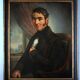 Biedermeier Portrait d'un gentilhomme