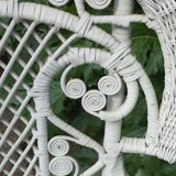 Victorian peacock style armchair