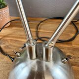 Double articulated lamp in industrial style – metal – 2 adjustable arms