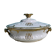 Soup tureen, vegetable dish in fine Limoges porcelain Monograms PJC gold