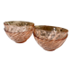 Pink Arcoroc bowls/cups