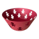 Rose metal catch-all with character inclusions by A di Alessi, 9cm high x 21.5cm diameter.