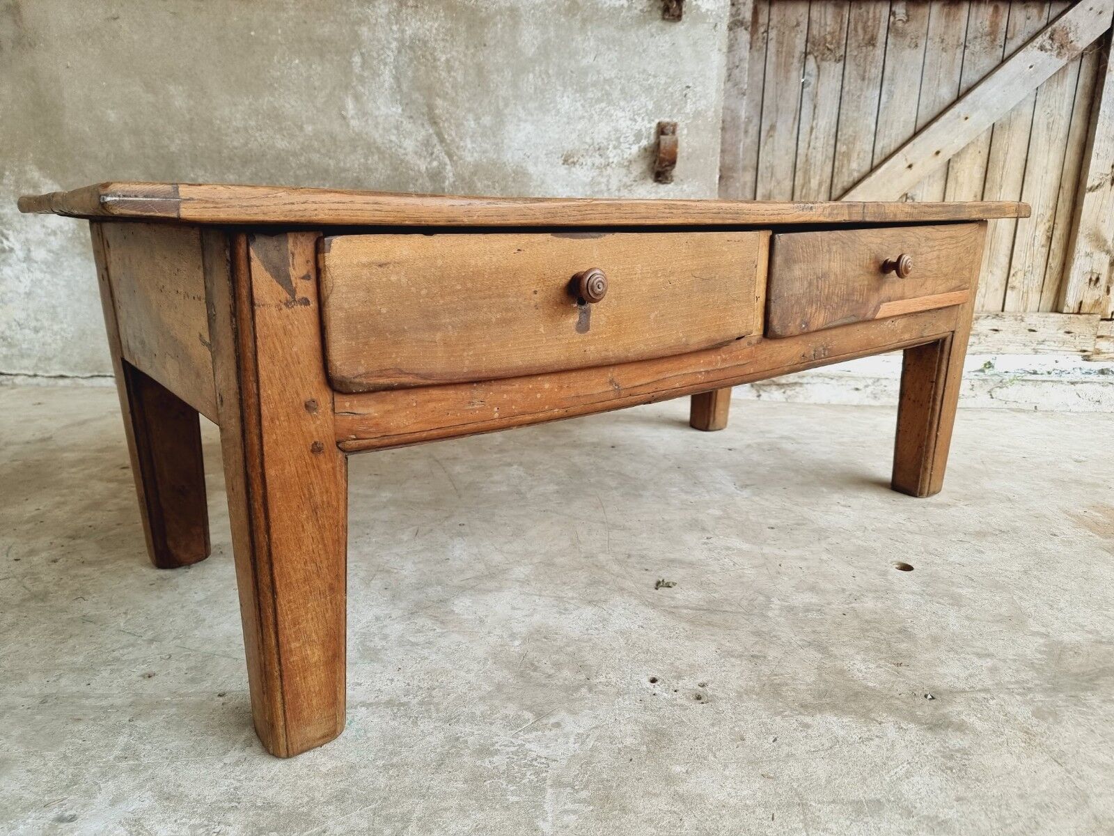 Antique coffee table TV furniture 19th century