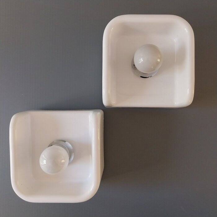 Italian wall sconces by Makio Nasuike for Guzzini
