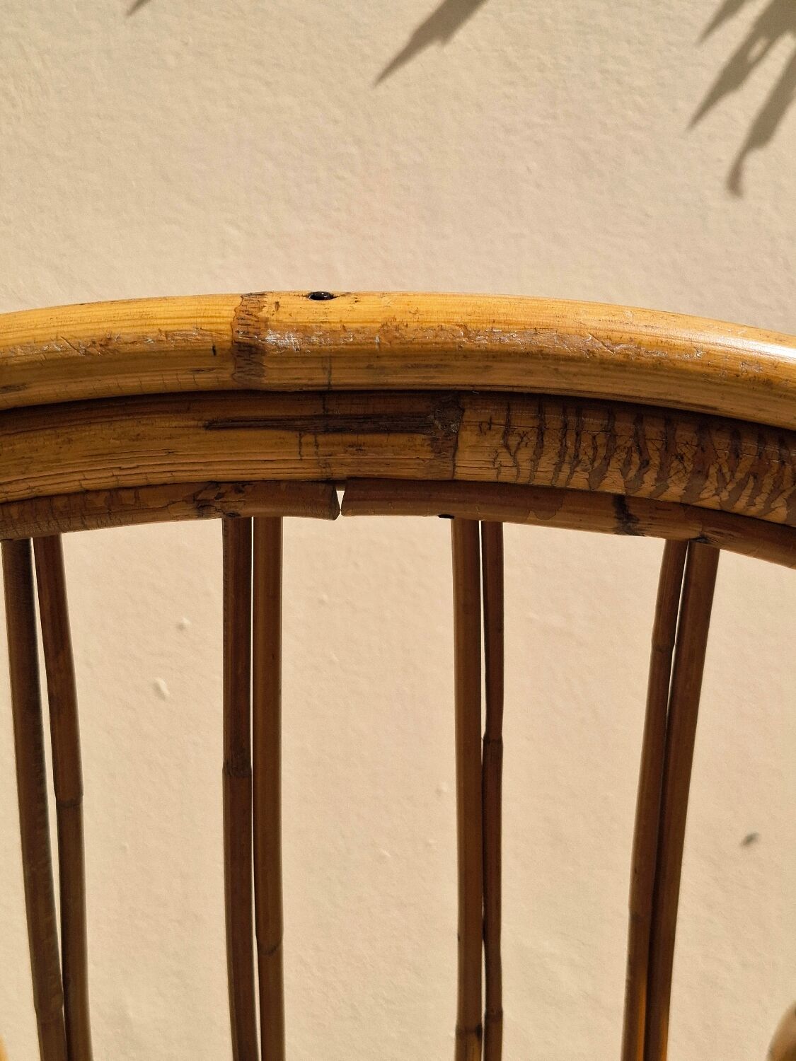 Audoux-Minnet rattan armchair 1950