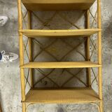 Rattan bookcase shelf