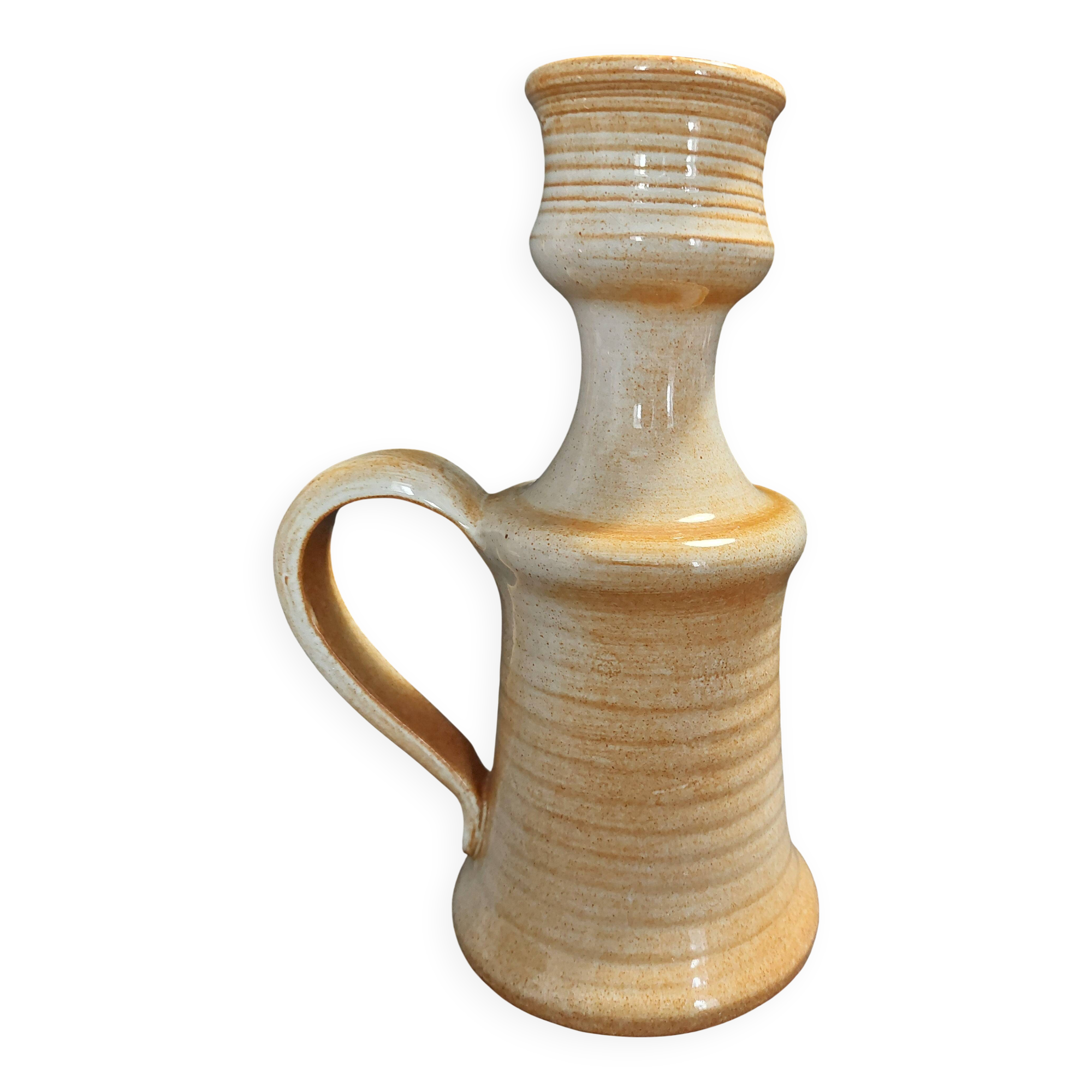 Vase en grès signé Montgolfier XXème