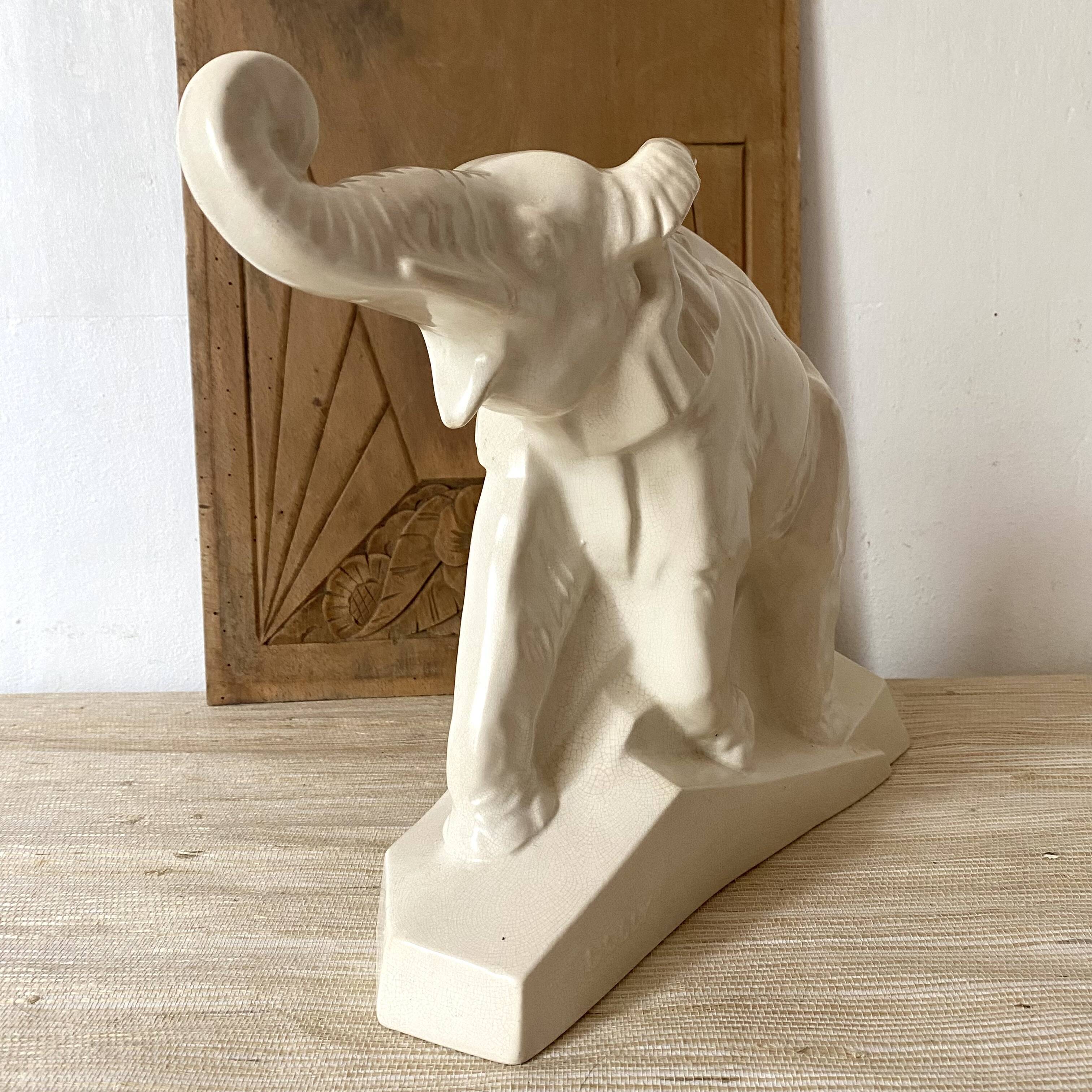 Elephant Dolly Art Deco