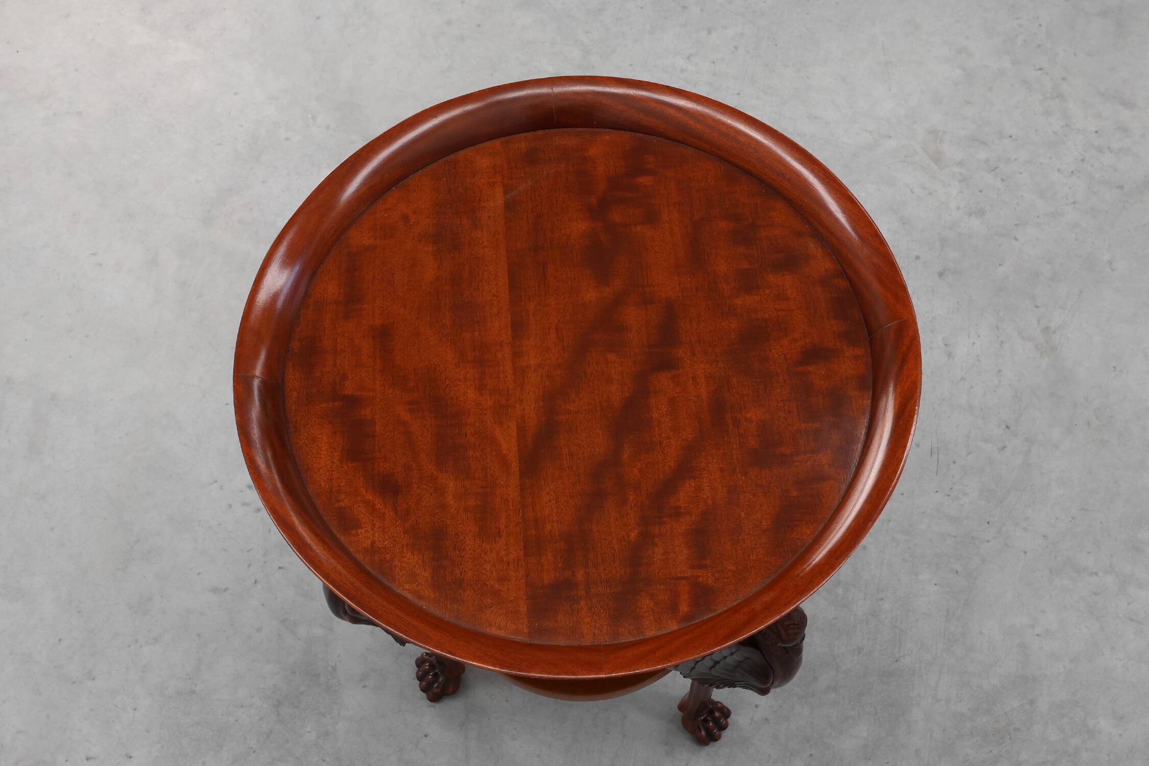 French Empire Side Table in Carved Wood, circa 1850