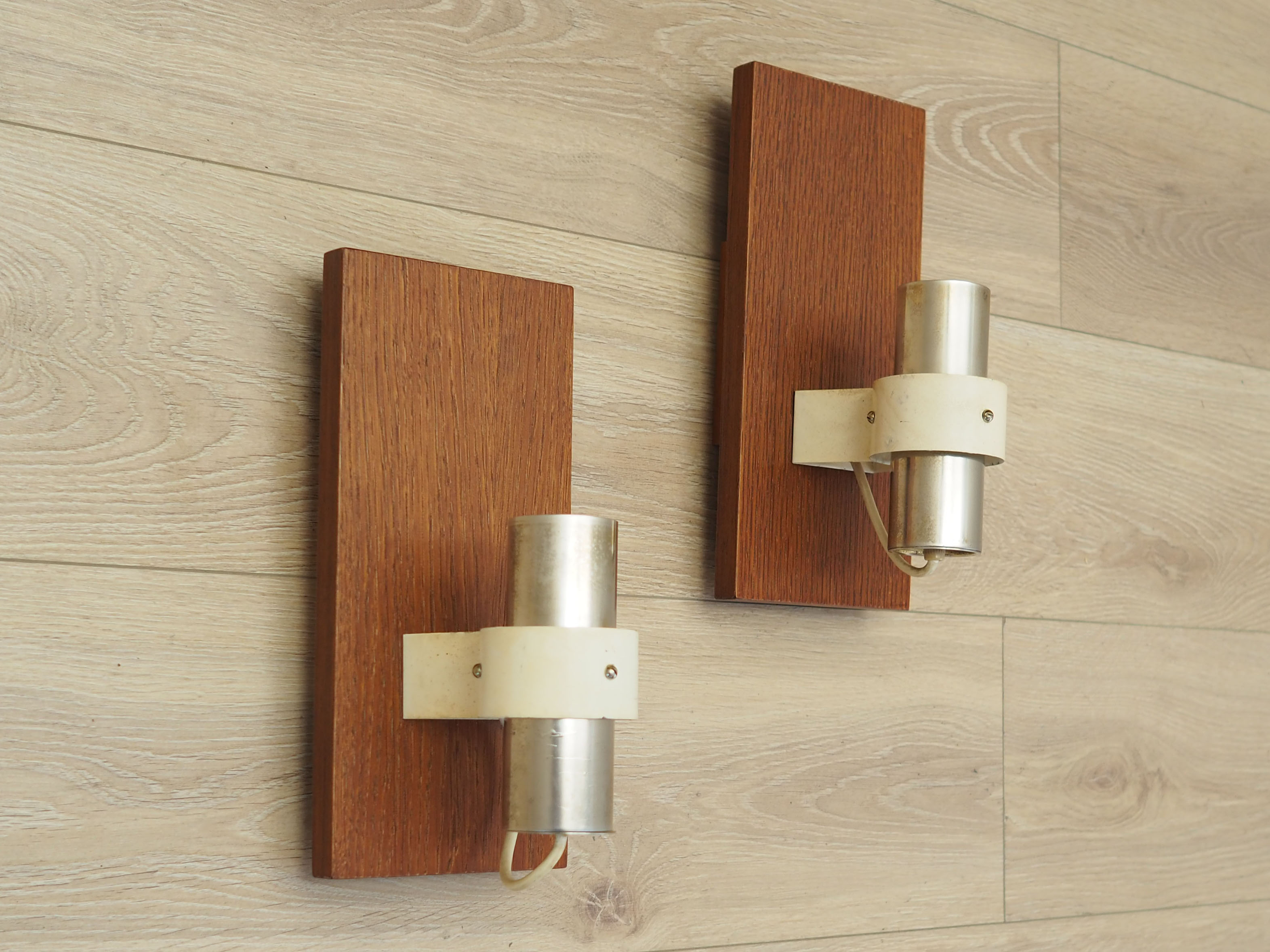 Set of two wall lamps, Danish design, 1960s, Denmark