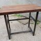 Console en bois brut
