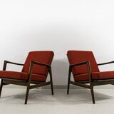 Mid Century Modern Armchairs By Sfm, Poland, 1960s, set of 2