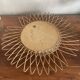 Rattan sun mirror