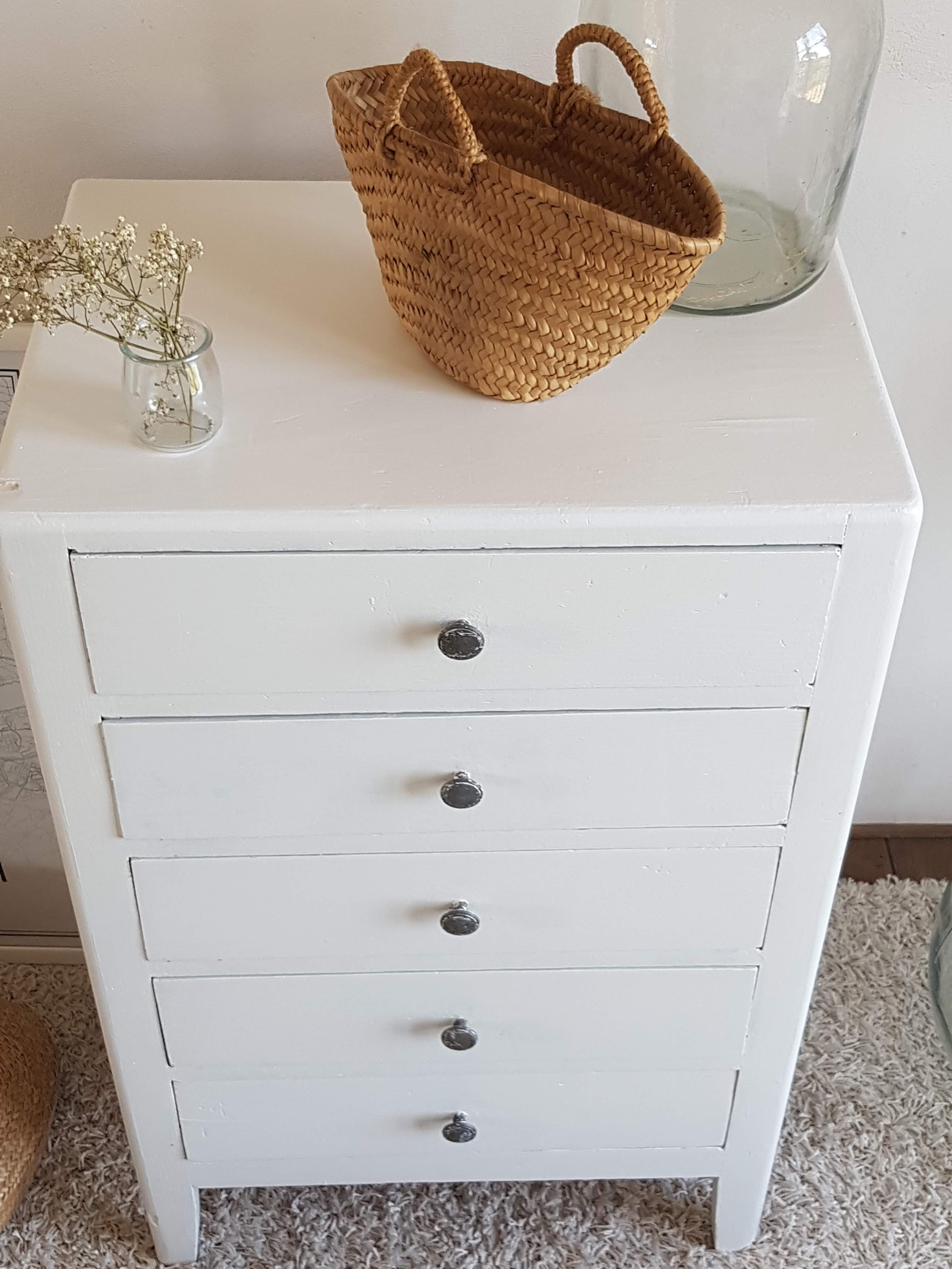 Chiffonnier  vintage wooden dresser circa 50s
