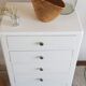 Chiffonnier commode en bois vintage circa années 50