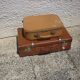 Old suitcase with zip