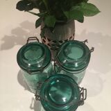 Lot de 3 bocaux anciens 1L