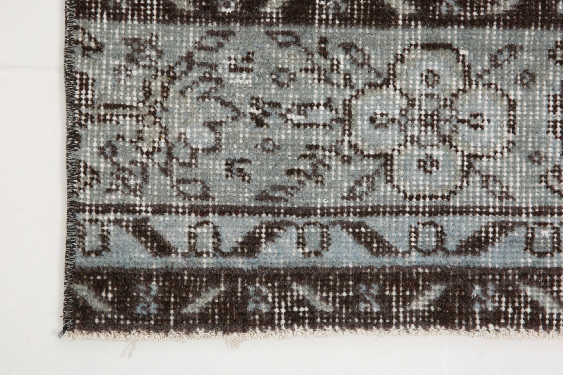 3x9 Rug For Kitchen Gray Vintage Runner Rug, 82x266Cm SK 3397