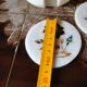 Set of 5 marble and inlaid stone coasters - Artisanal
