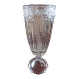 White crystal vase