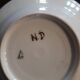 Porcelain bread/pastry plates