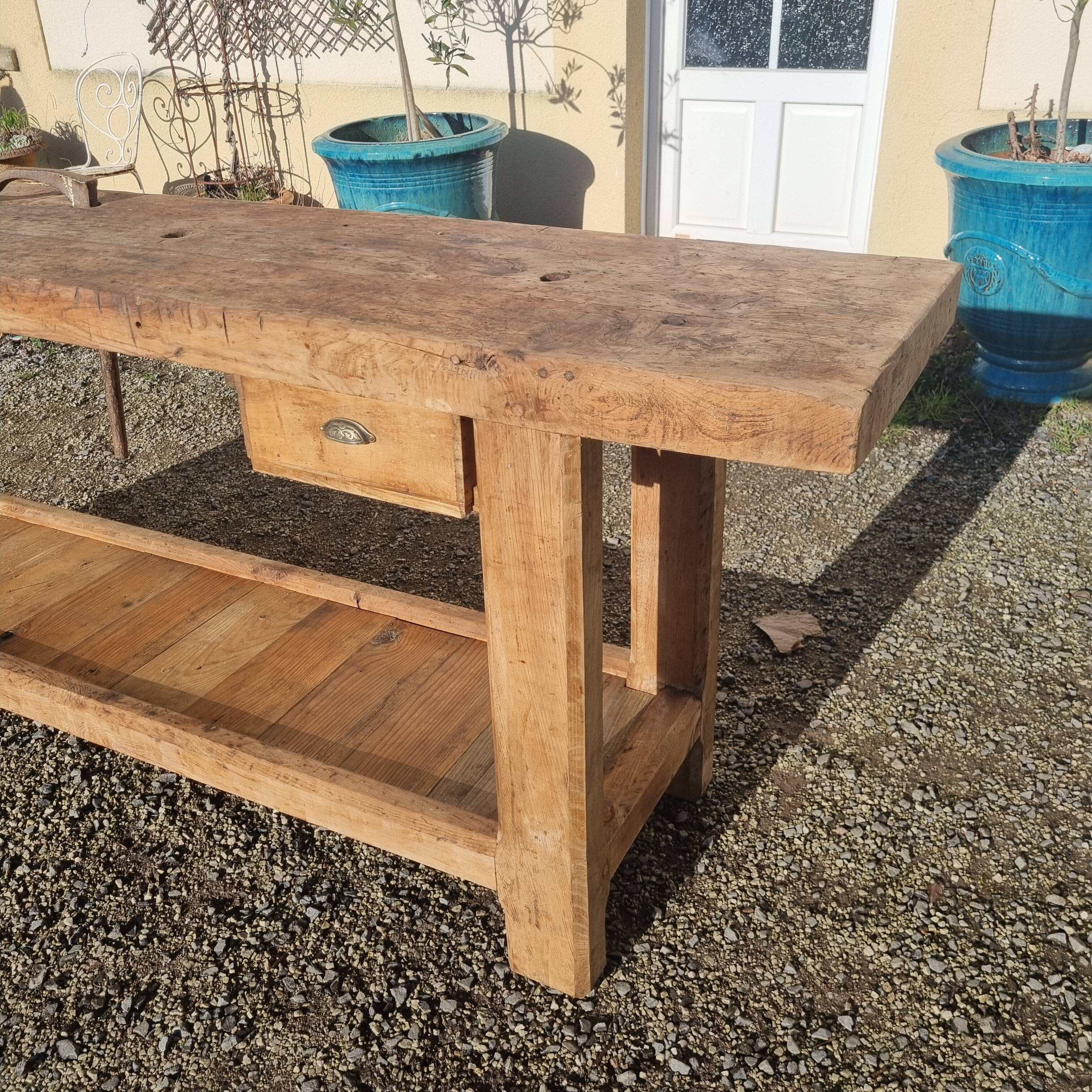 Solid oak table