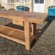 Solid oak table