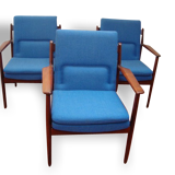 Chairs Scandinavian N ° 431 Arne Vodder for Sibast
