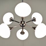 Space Age Sputnik chandelier with 6 lights, 50s-60s