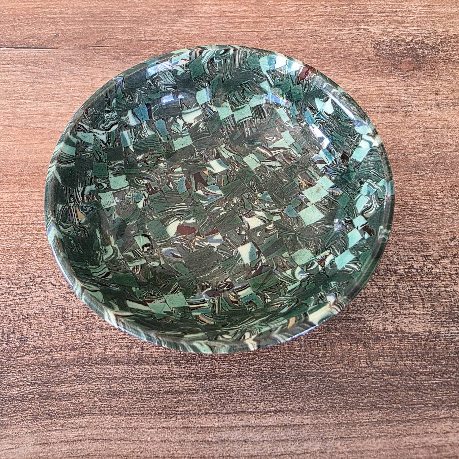 Rare Lot 3 Bowls GERBINO Vallauris – Mixed Earth Mosaic
