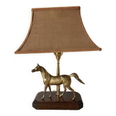 Lampe cheval années 60-70