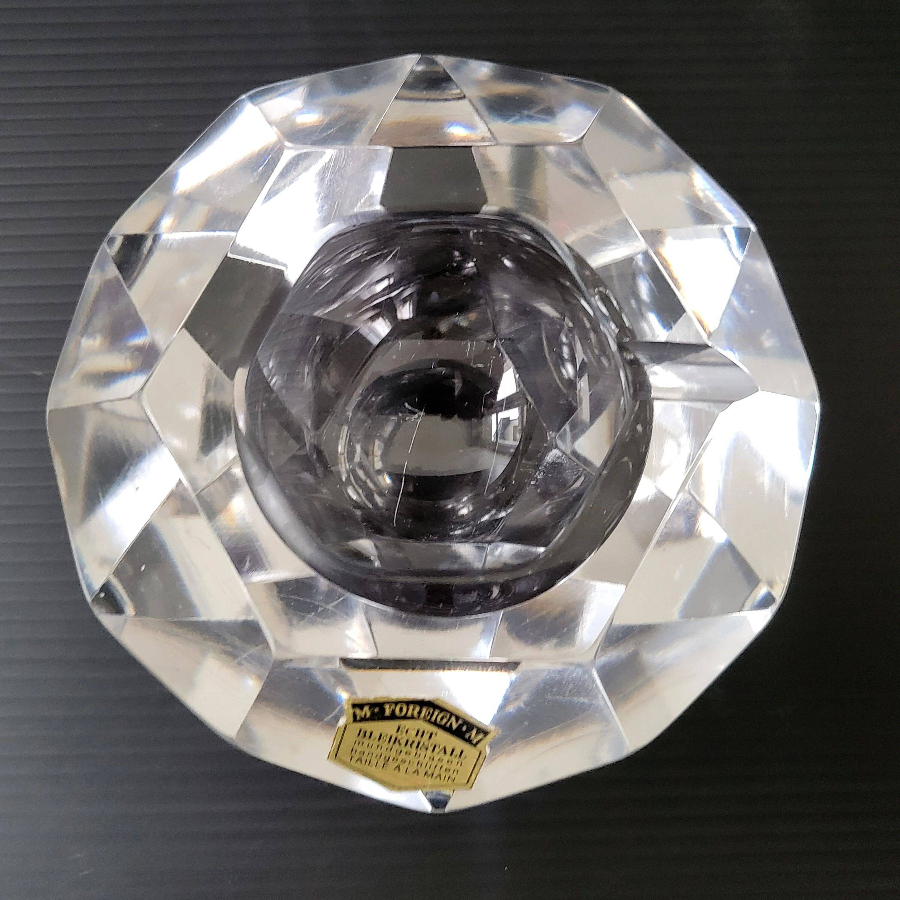 Vintage crystal ashtray