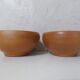 2 vintage stoneware bowls