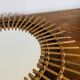 Rattan mirror