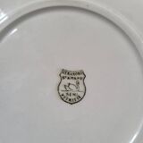 Plat Rond En Faience Ceranord St Amand Vert Mint