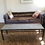 70s marble coffee table