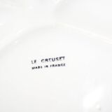 Assiettes vintage Le Creuset à fleurs