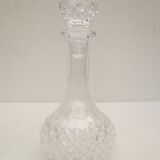Carafe en verre taillé pointes de diamants
