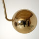Marble swivel arch floor lamp, Bellux 1980's switzerland