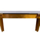 Console murale Art déco en laiton Jean Pascaud