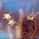 Large lacquered wooden top