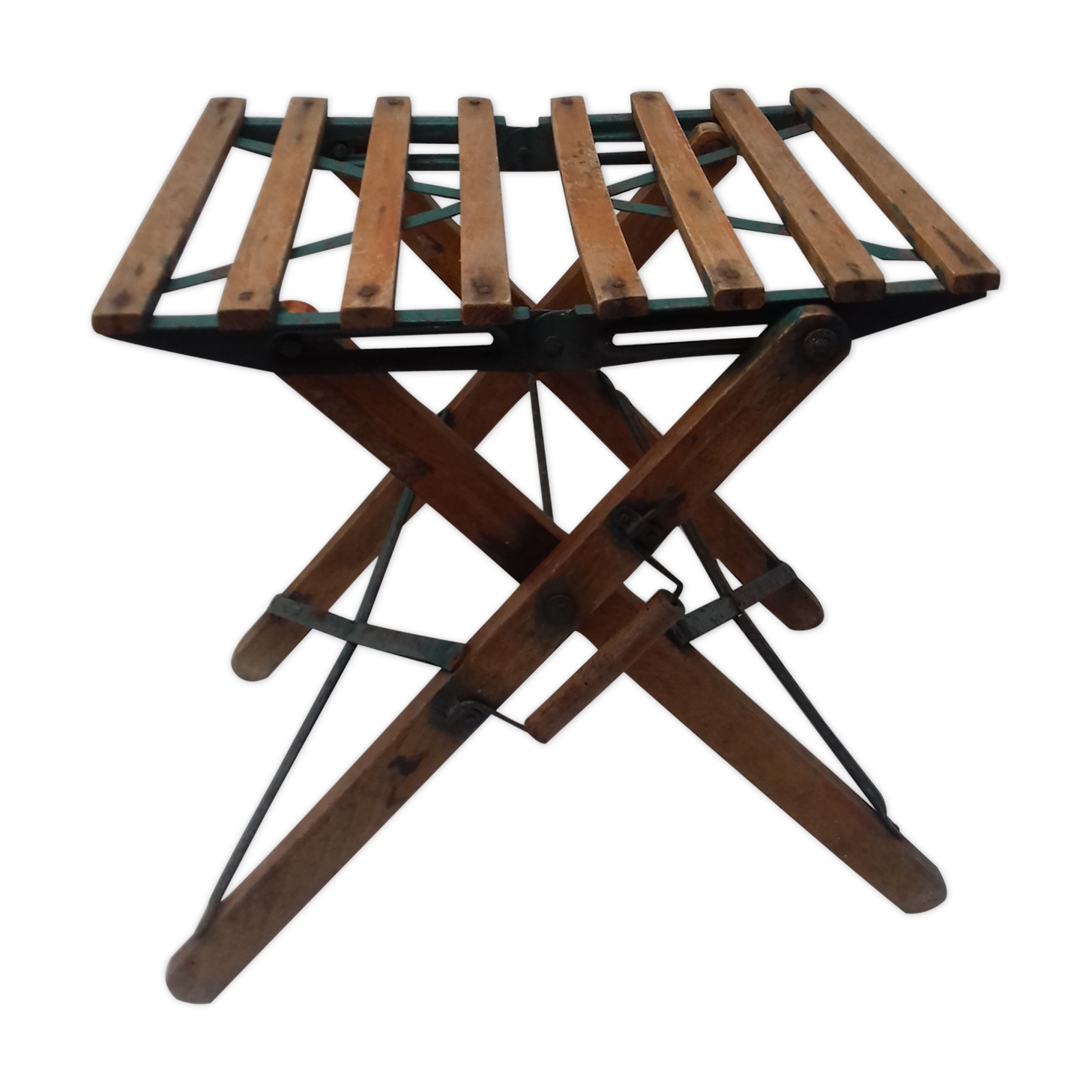Wooden folding stool "eureka"