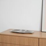 Plateau d'apéritif, design italien, années 1970, fabriqué par Alessi