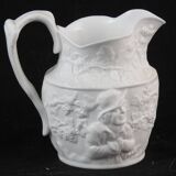Small winemaker porcelain pitcher