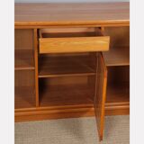 Vintage elm sideboard from the 1980s