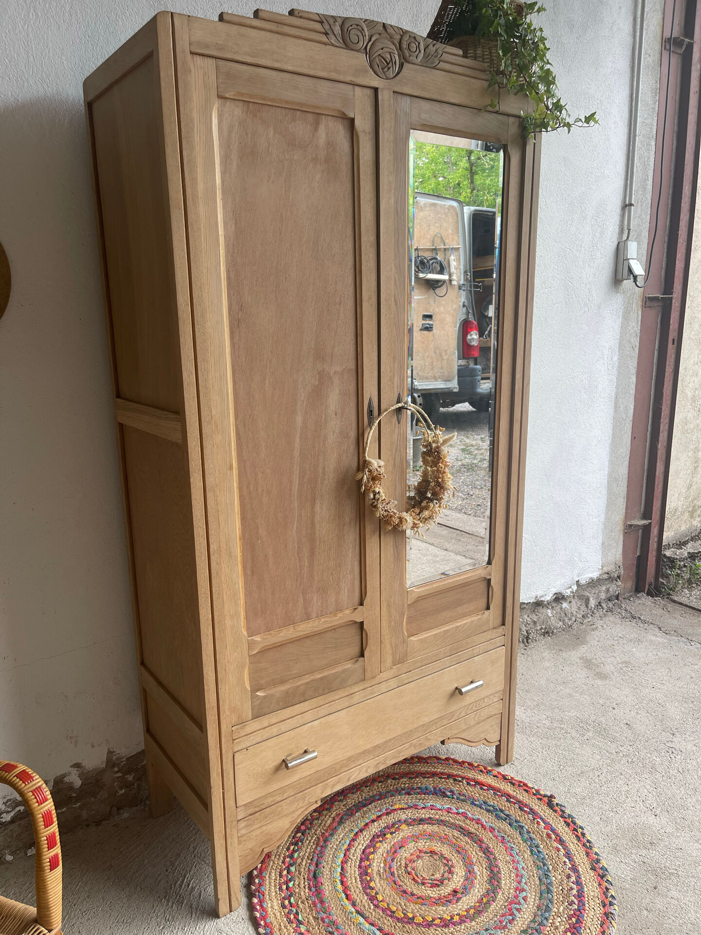 Parisian glass cabinet