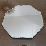 Set of 2 bevelled octagonal mirrors 50/60s