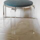 Plexiglas stool from the 80s