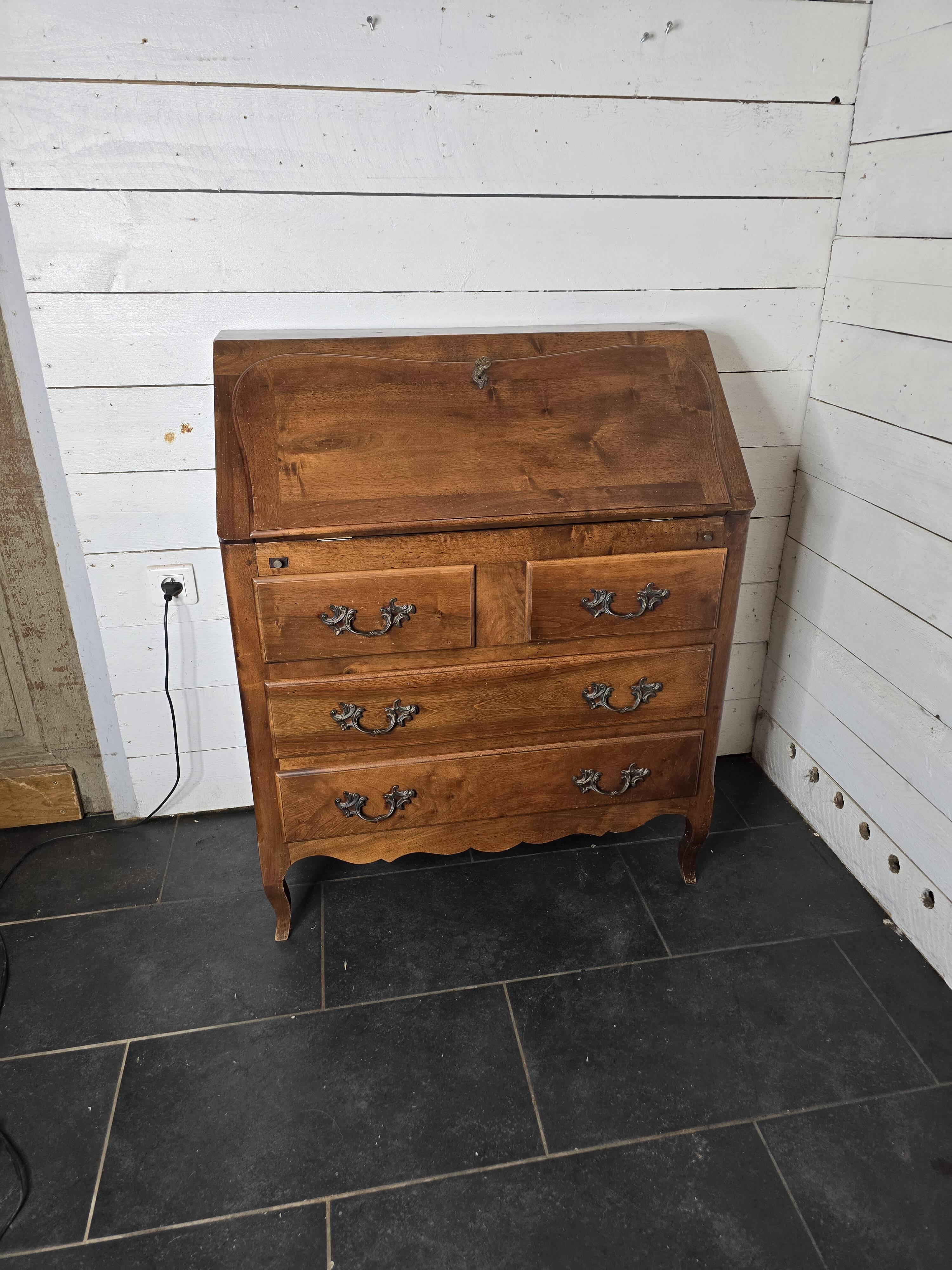 Walnut donkey desk