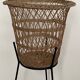 Woven wicker basket/tripod basket